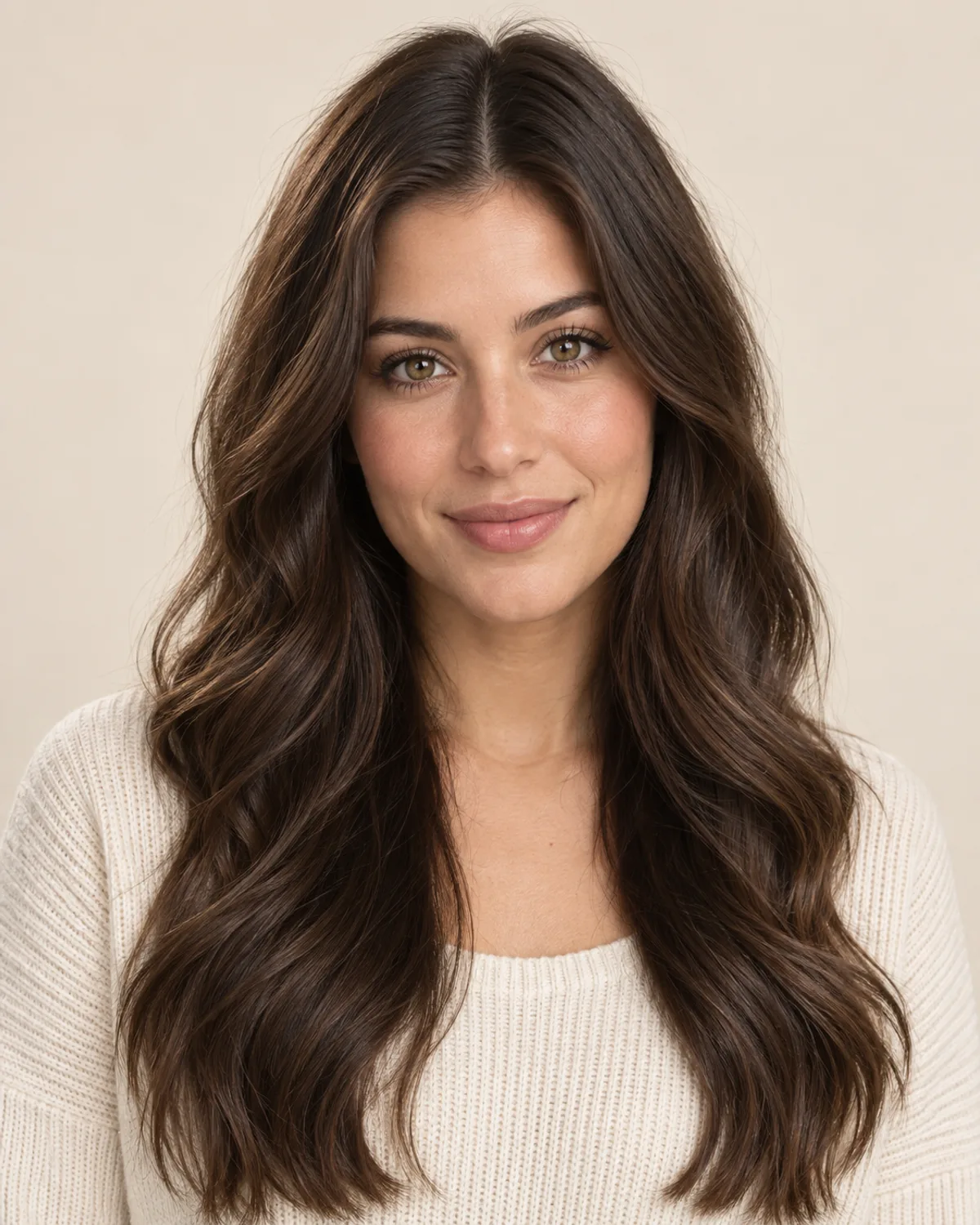Original photo before the hair color change